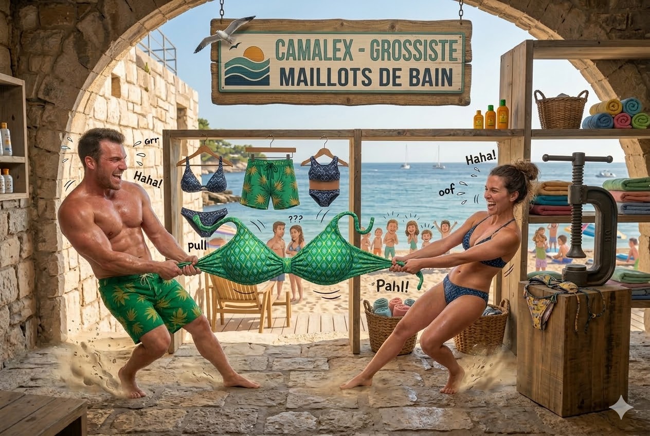 Contrôle qualité textile maillot de bain